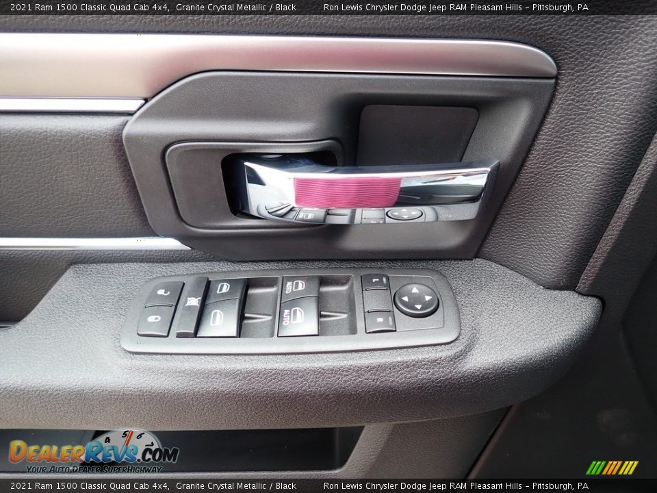 2021 Ram 1500 Classic Quad Cab 4x4 Granite Crystal Metallic / Black Photo #14