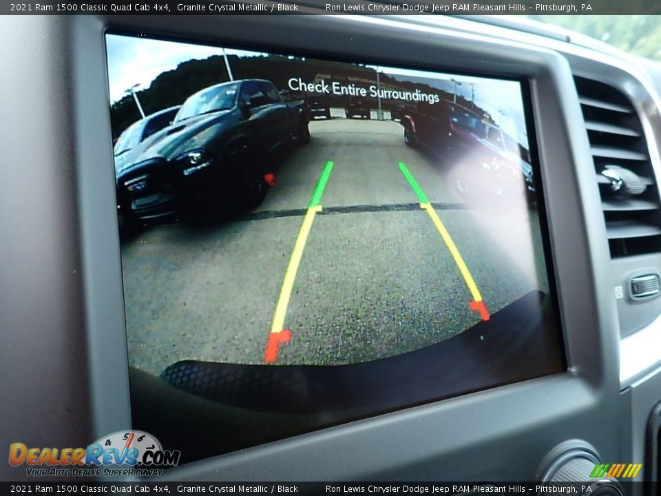 2021 Ram 1500 Classic Quad Cab 4x4 Granite Crystal Metallic / Black Photo #19