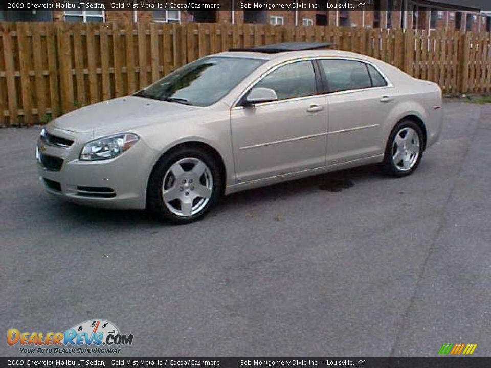 2009 Chevrolet Malibu LT Sedan Gold Mist Metallic / Cocoa/Cashmere Photo #1