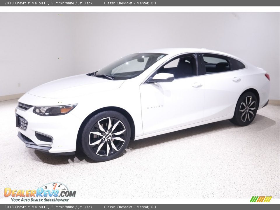 2018 Chevrolet Malibu LT Summit White / Jet Black Photo #3