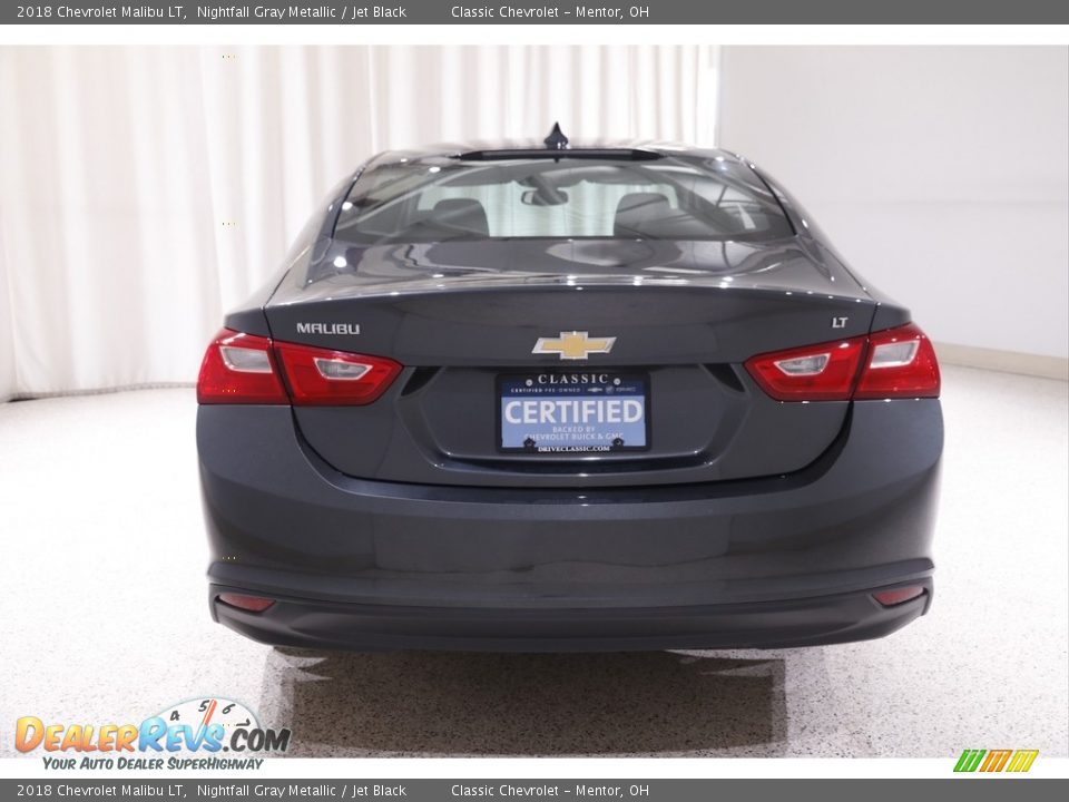 2018 Chevrolet Malibu LT Nightfall Gray Metallic / Jet Black Photo #17