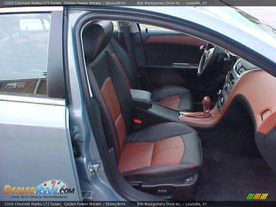 2009 Chevrolet Malibu LTZ Sedan Golden Pewter Metallic / Ebony/Brick Photo #5