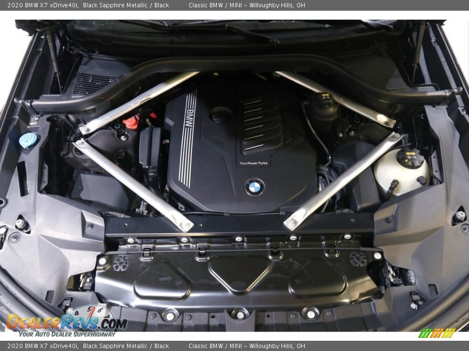 2020 BMW X7 xDrive40i Black Sapphire Metallic / Black Photo #21