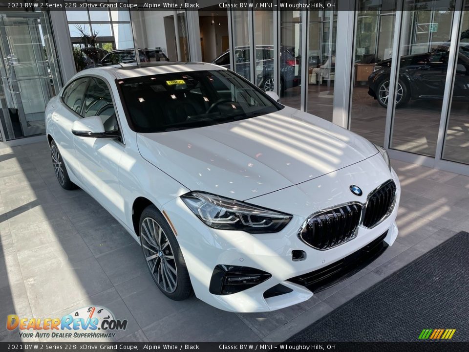 2021 BMW 2 Series 228i xDrive Grand Coupe Alpine White / Black Photo #1