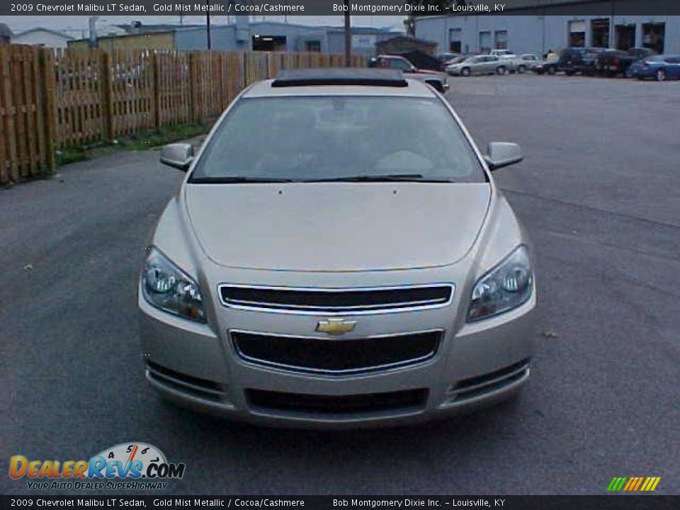 2009 Chevrolet Malibu LT Sedan Gold Mist Metallic / Cocoa/Cashmere Photo #2