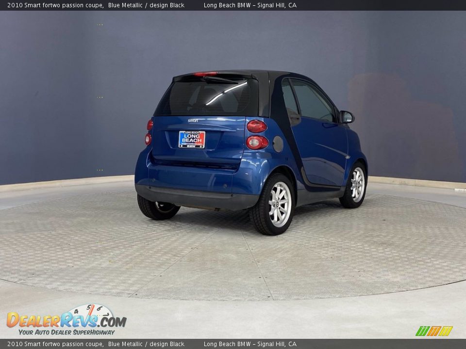 2010 Smart fortwo passion coupe Blue Metallic / design Black Photo #4