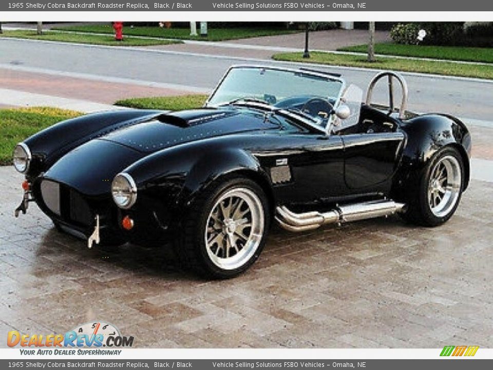 Front 3/4 View of 1965 Shelby Cobra Backdraft Roadster Replica Photo #1