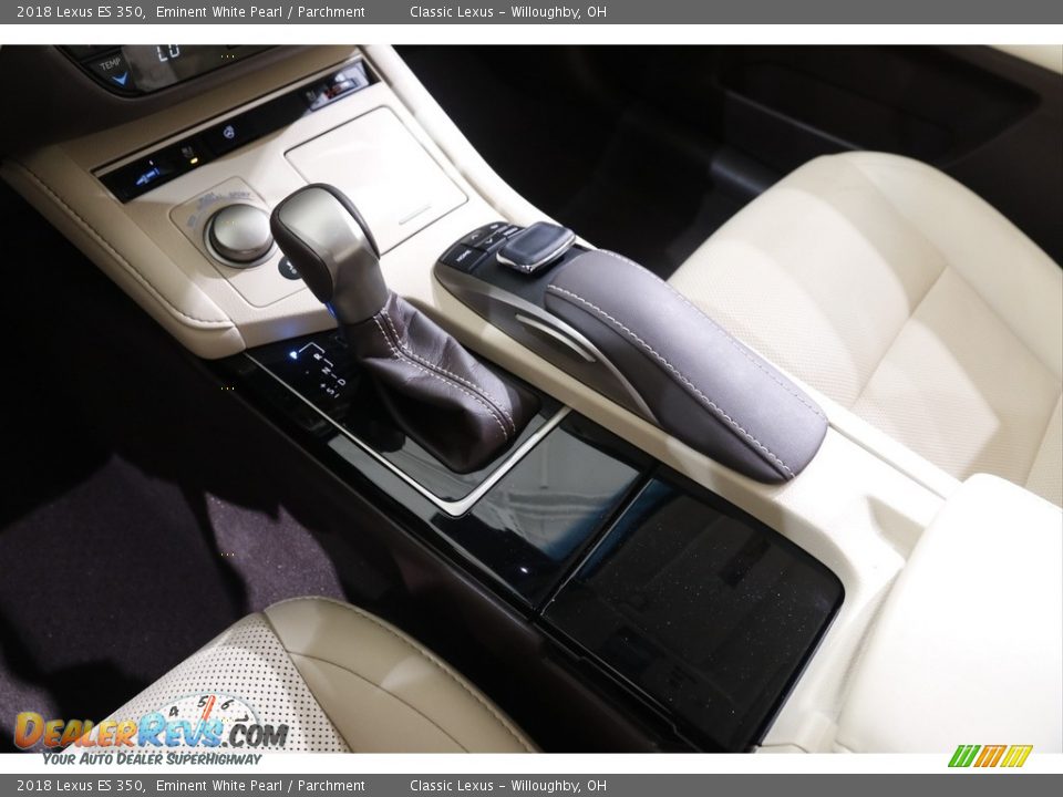 2018 Lexus ES 350 Eminent White Pearl / Parchment Photo #14