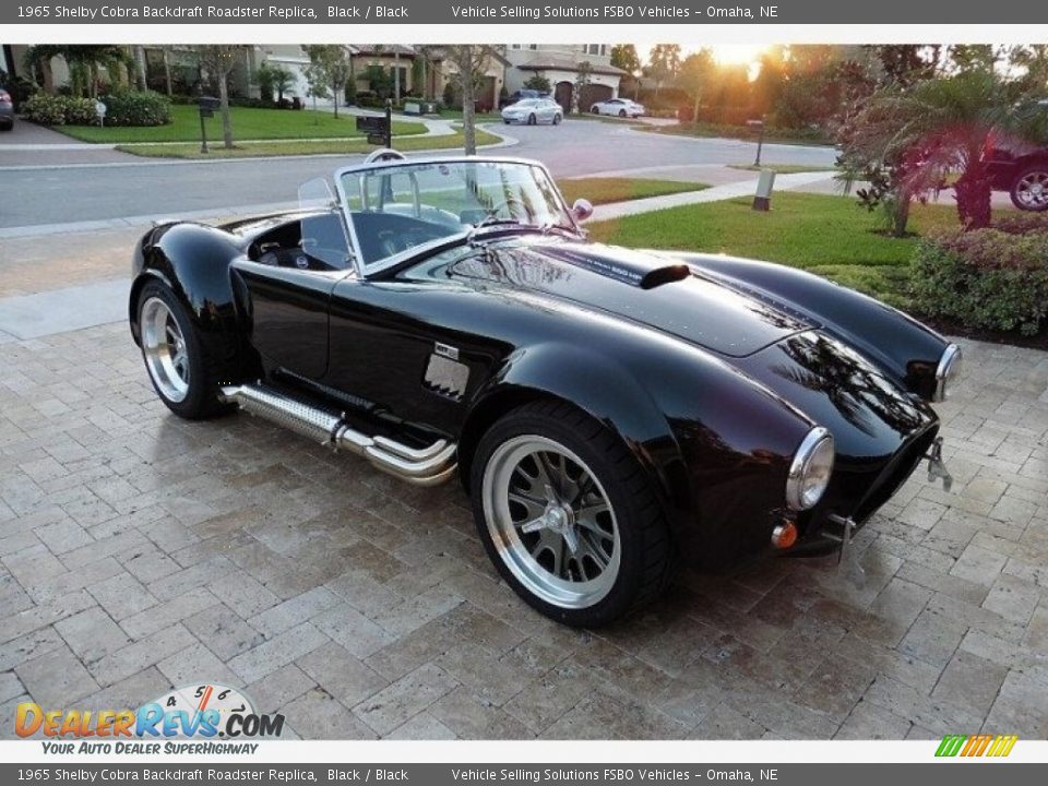 Black 1965 Shelby Cobra Backdraft Roadster Replica Photo #2