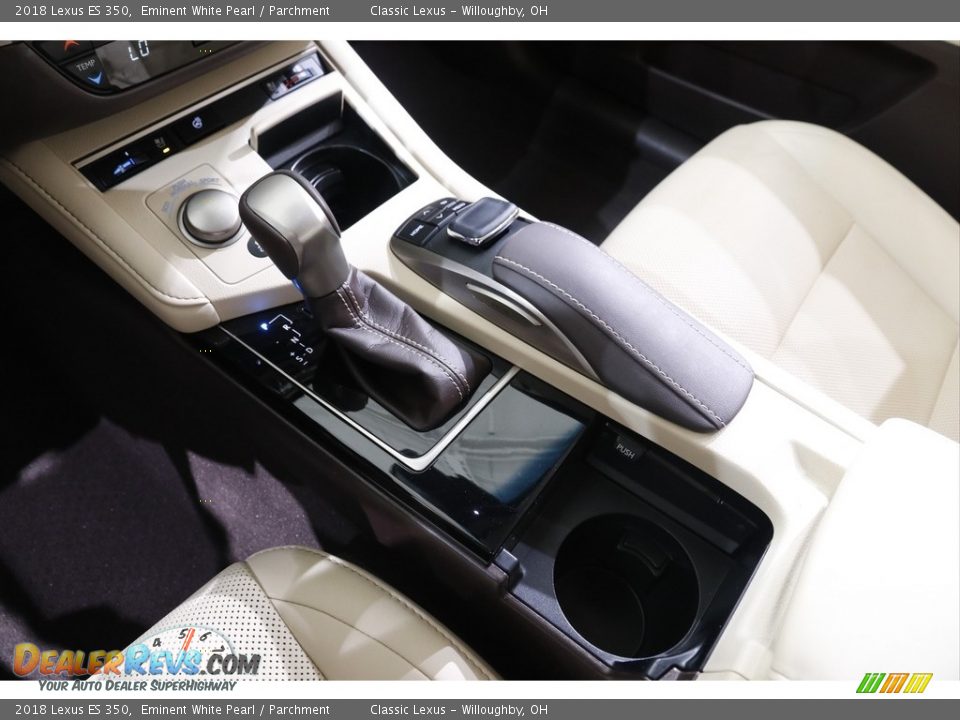 2018 Lexus ES 350 Eminent White Pearl / Parchment Photo #15