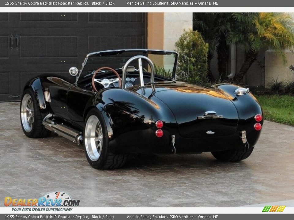 1965 Shelby Cobra Backdraft Roadster Replica Black / Black Photo #3