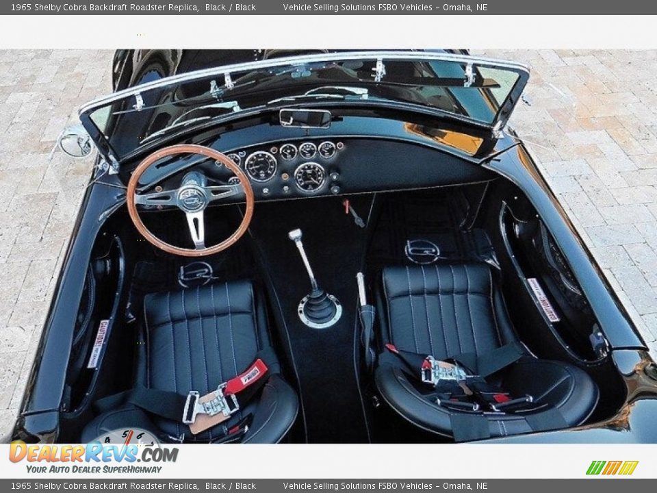 Black Interior - 1965 Shelby Cobra Backdraft Roadster Replica Photo #4