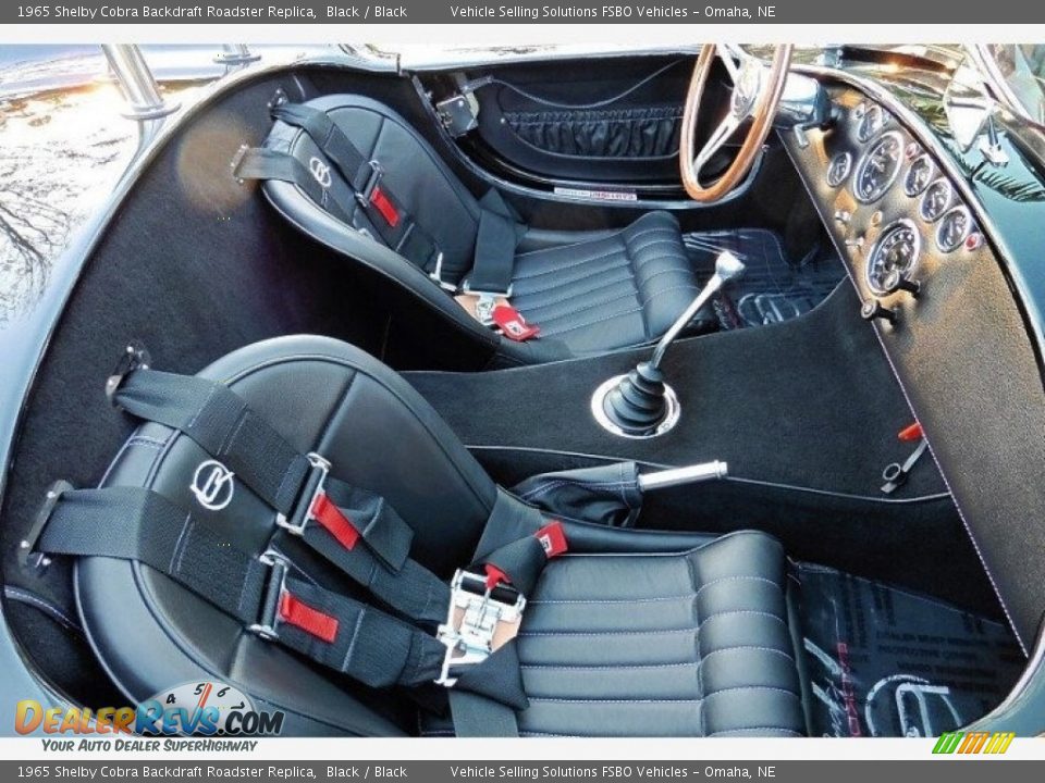 Front Seat of 1965 Shelby Cobra Backdraft Roadster Replica Photo #5