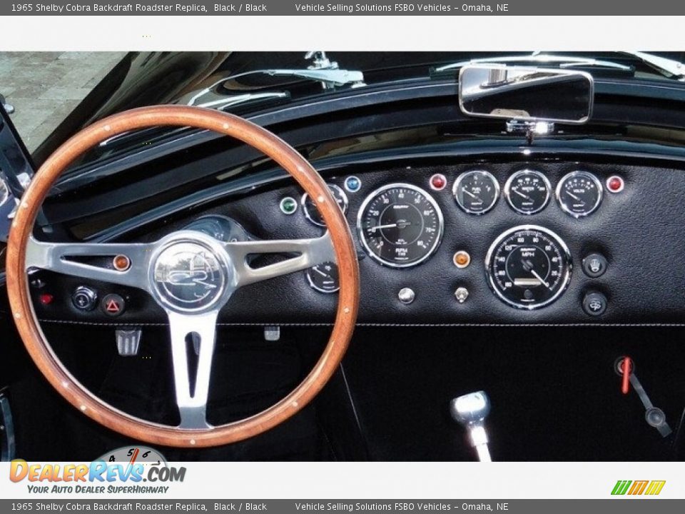 Dashboard of 1965 Shelby Cobra Backdraft Roadster Replica Photo #7