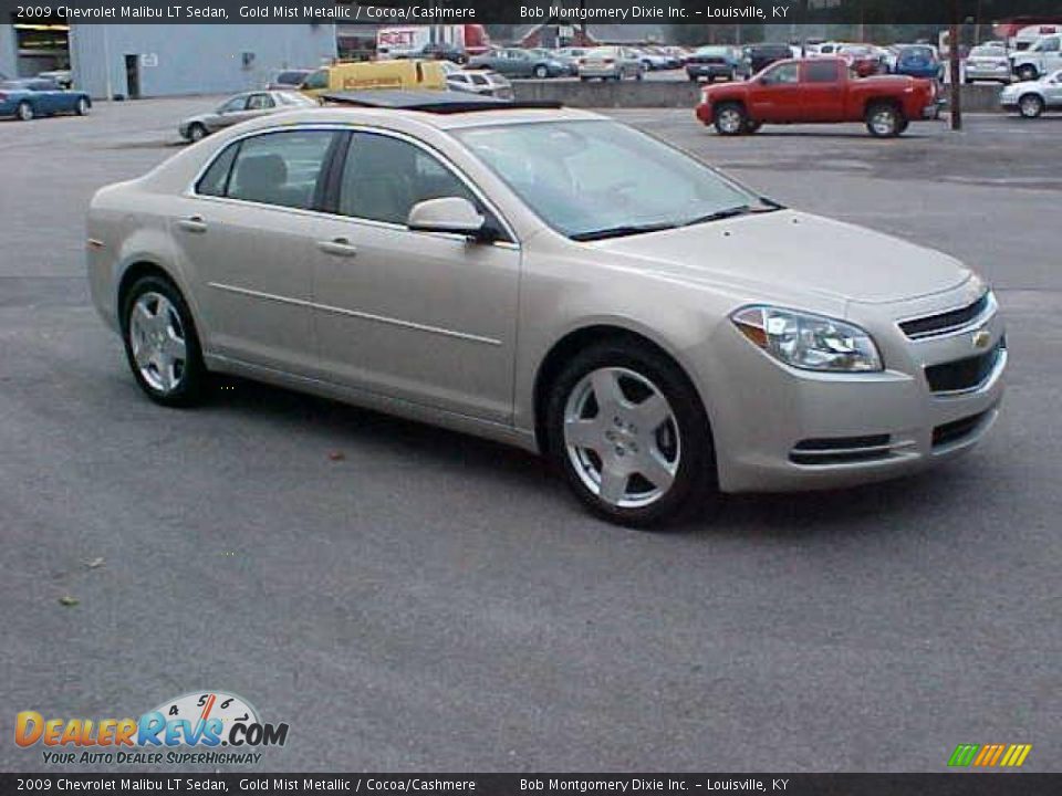 2009 Chevrolet Malibu LT Sedan Gold Mist Metallic / Cocoa/Cashmere Photo #3