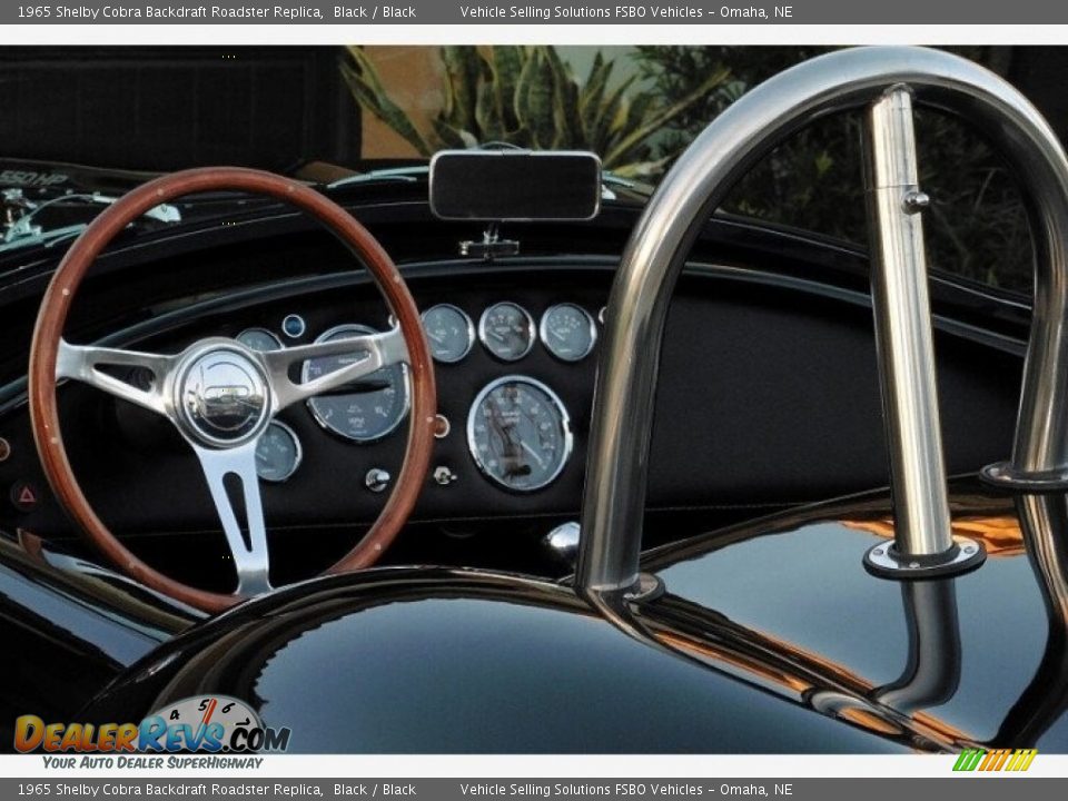 1965 Shelby Cobra Backdraft Roadster Replica Black / Black Photo #8