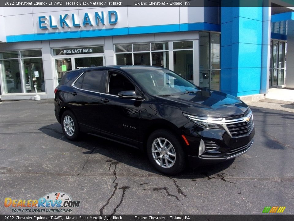 2022 Chevrolet Equinox LT AWD Mosaic Black Metallic / Jet Black Photo #1