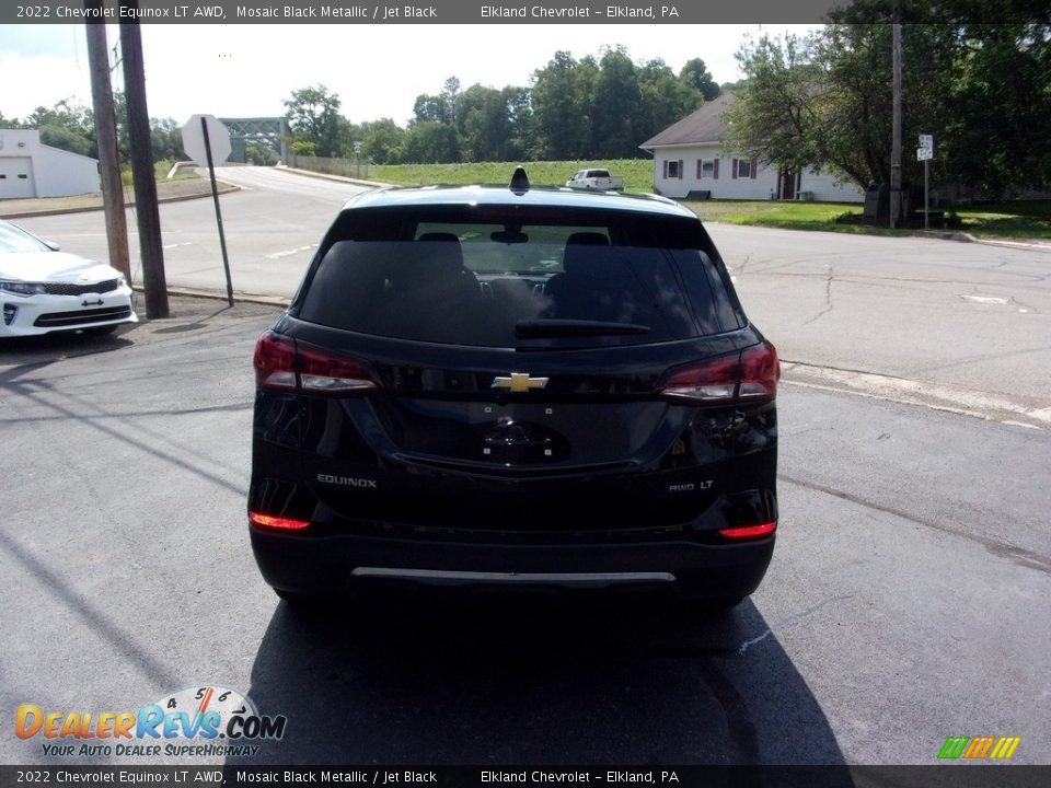 2022 Chevrolet Equinox LT AWD Mosaic Black Metallic / Jet Black Photo #4