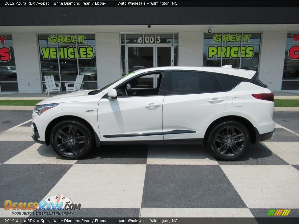 2019 Acura RDX A-Spec White Diamond Pearl / Ebony Photo #1