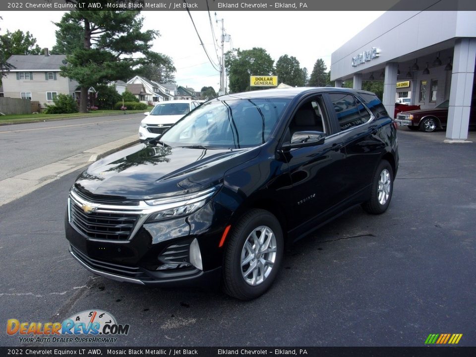 2022 Chevrolet Equinox LT AWD Mosaic Black Metallic / Jet Black Photo #7