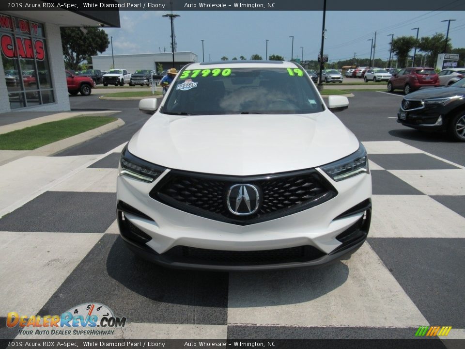 2019 Acura RDX A-Spec White Diamond Pearl / Ebony Photo #2