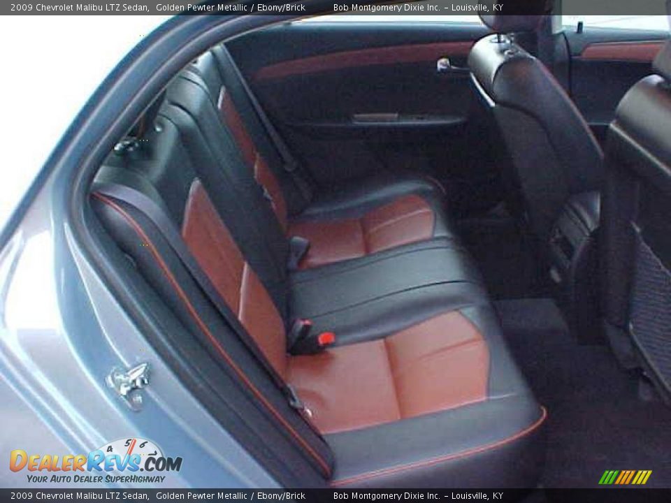 2009 Chevrolet Malibu LTZ Sedan Golden Pewter Metallic / Ebony/Brick Photo #7