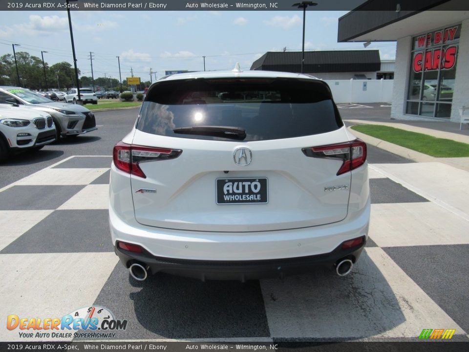 2019 Acura RDX A-Spec White Diamond Pearl / Ebony Photo #4