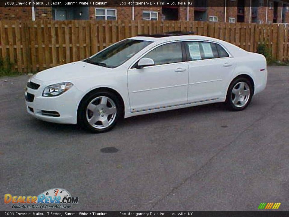 2009 Chevrolet Malibu LT Sedan Summit White / Titanium Photo #1