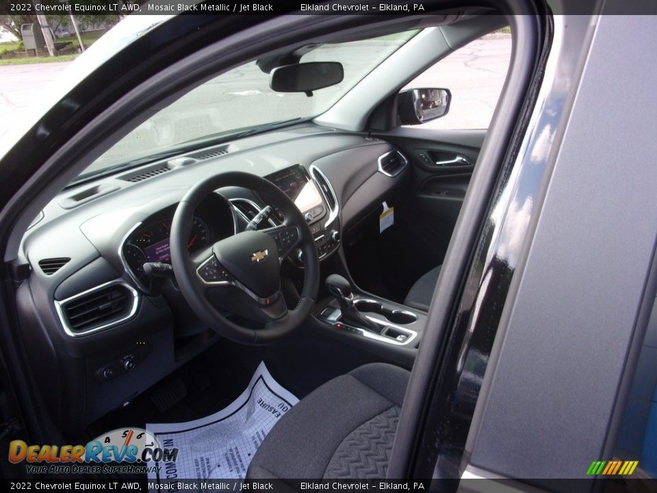 2022 Chevrolet Equinox LT AWD Mosaic Black Metallic / Jet Black Photo #13