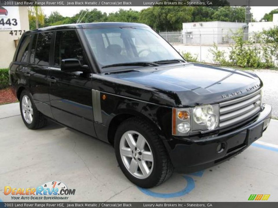 2003 Land Rover Range Rover HSE Java Black Metallic / Charcoal/Jet Black Photo #1
