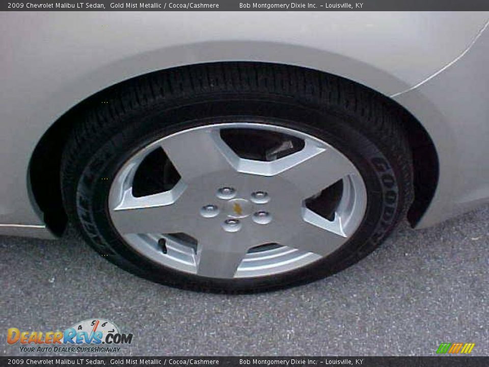 2009 Chevrolet Malibu LT Sedan Gold Mist Metallic / Cocoa/Cashmere Photo #4