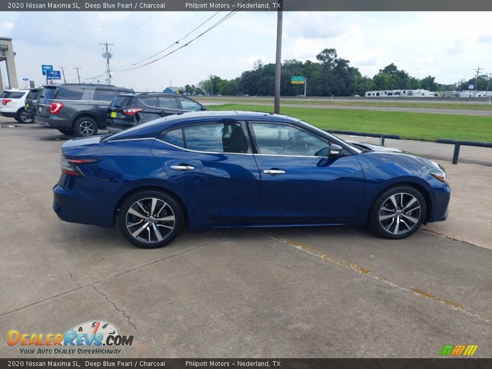 2020 Nissan Maxima SL Deep Blue Pearl / Charcoal Photo #8