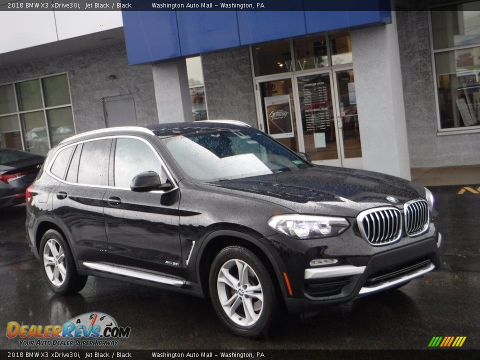 2018 BMW X3 xDrive30i Jet Black / Black Photo #1