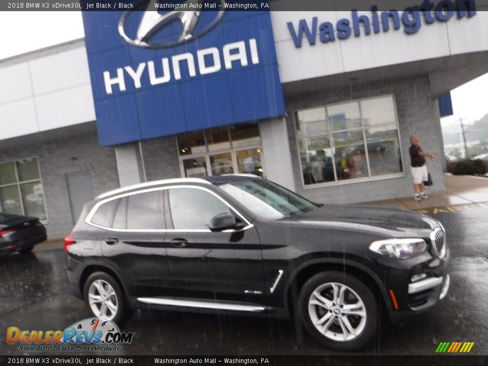 2018 BMW X3 xDrive30i Jet Black / Black Photo #2