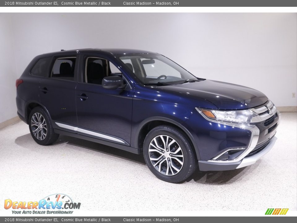 2018 Mitsubishi Outlander ES Cosmic Blue Metallic / Black Photo #1