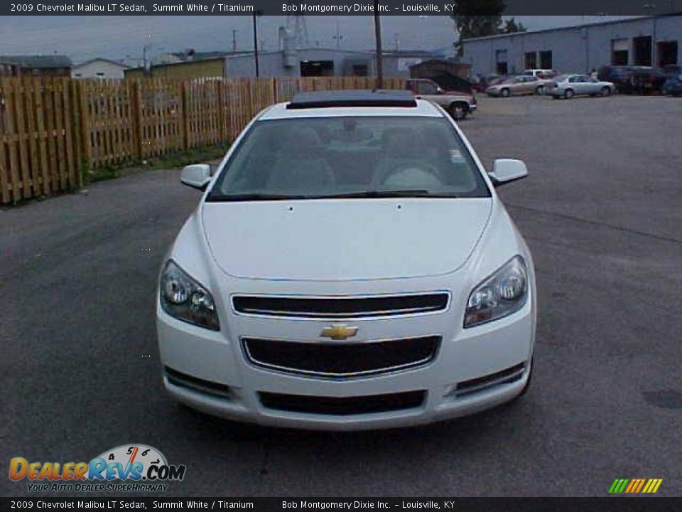 2009 Chevrolet Malibu LT Sedan Summit White / Titanium Photo #2