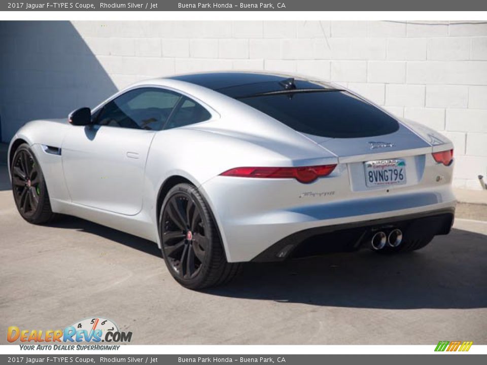 2017 Jaguar F-TYPE S Coupe Rhodium Silver / Jet Photo #2