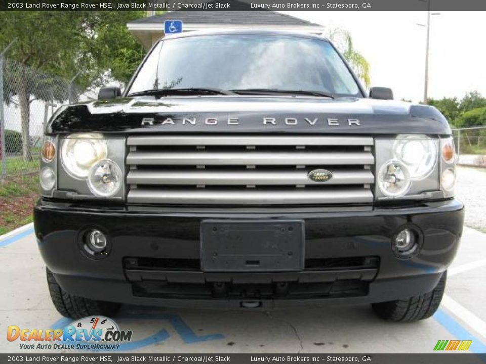 2003 Land Rover Range Rover HSE Java Black Metallic / Charcoal/Jet Black Photo #2