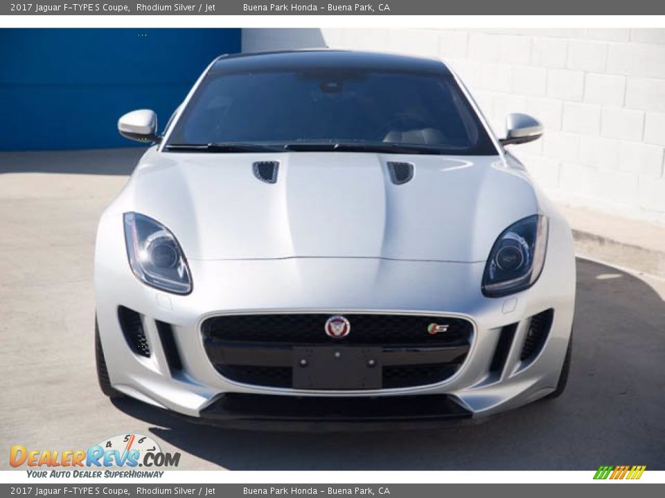 2017 Jaguar F-TYPE S Coupe Rhodium Silver / Jet Photo #6