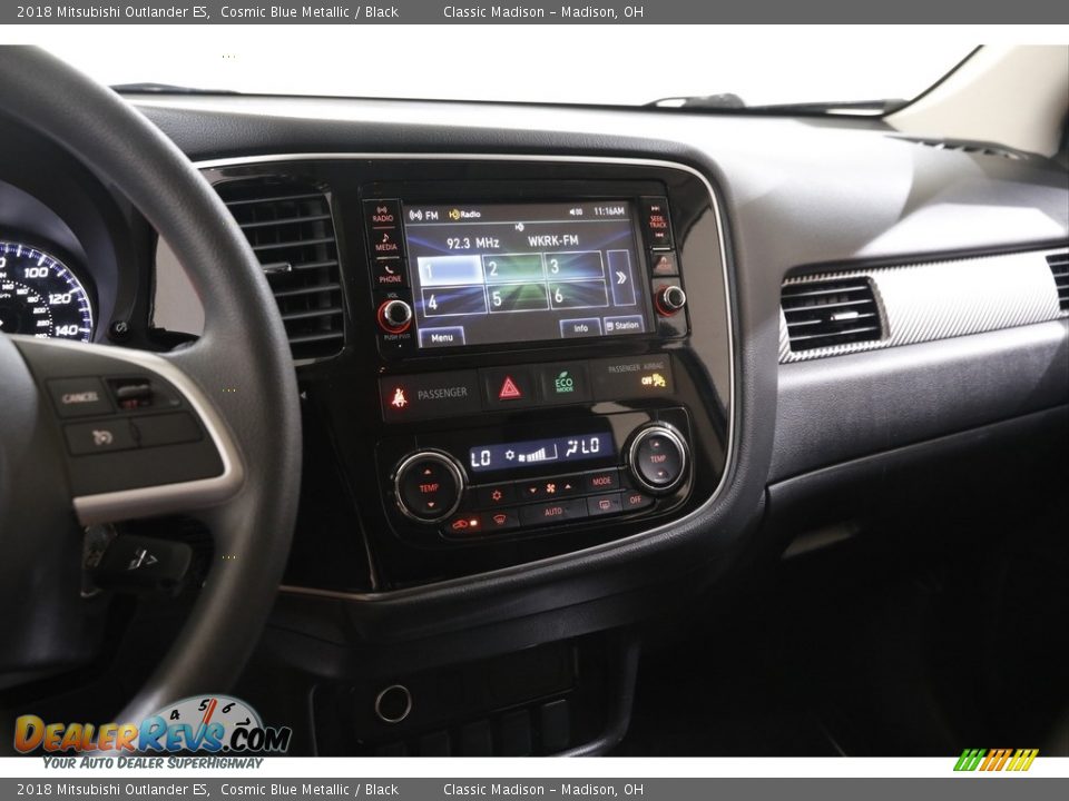 2018 Mitsubishi Outlander ES Cosmic Blue Metallic / Black Photo #9