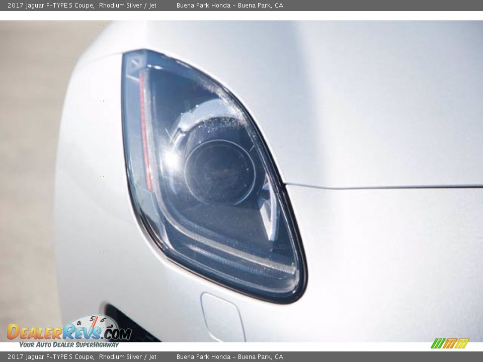 2017 Jaguar F-TYPE S Coupe Rhodium Silver / Jet Photo #7