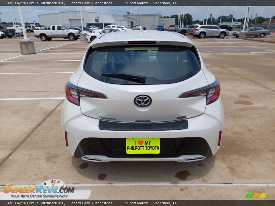 2020 Toyota Corolla Hatchback XSE Blizzard Pearl / Moonstone Photo #6
