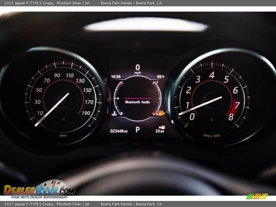 2017 Jaguar F-TYPE S Coupe Rhodium Silver / Jet Photo #26