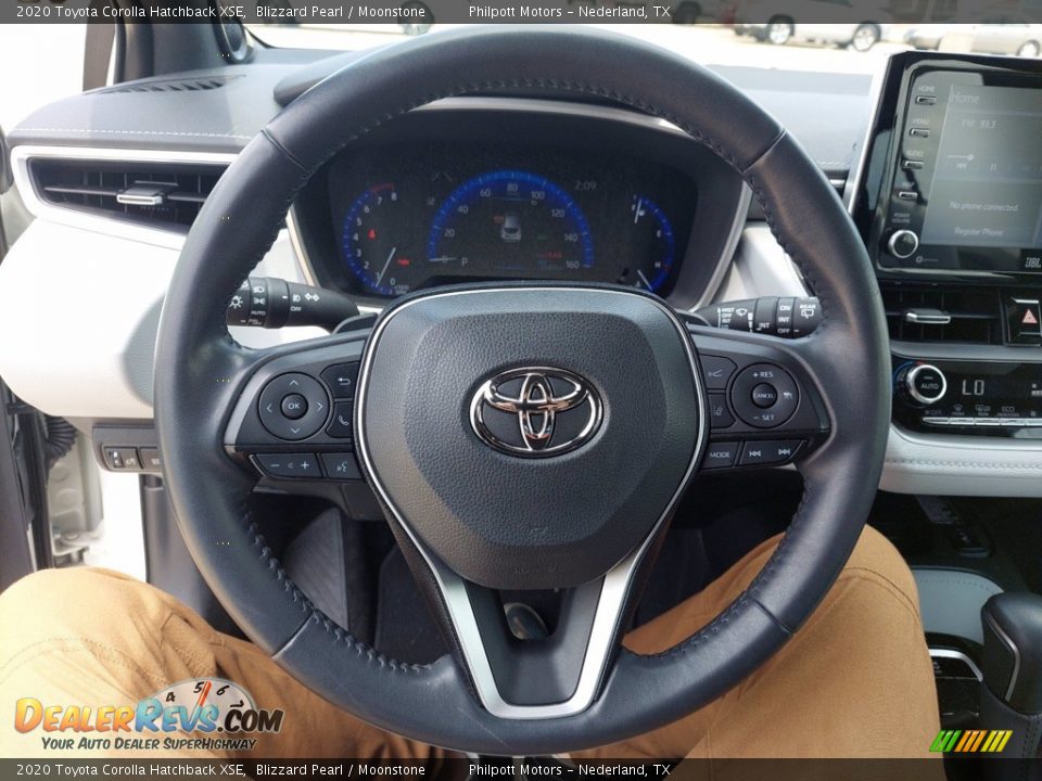 2020 Toyota Corolla Hatchback XSE Blizzard Pearl / Moonstone Photo #15