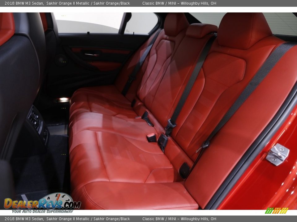 2018 BMW M3 Sedan Sakhir Orange II Metallic / Sakhir Orange/Black Photo #19