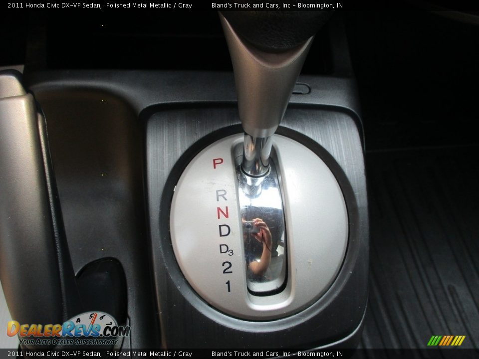 2011 Honda Civic DX-VP Sedan Polished Metal Metallic / Gray Photo #14