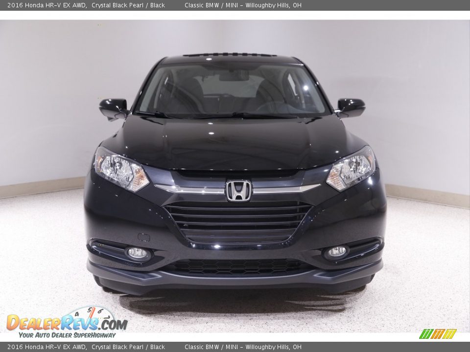 2016 Honda HR-V EX AWD Crystal Black Pearl / Black Photo #2