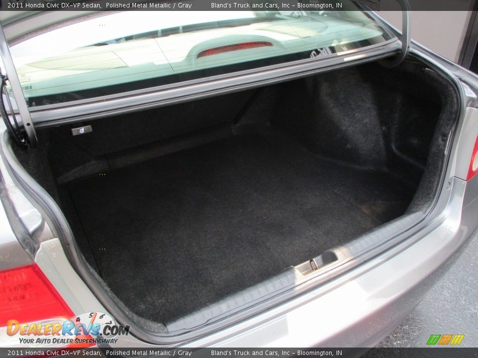 2011 Honda Civic DX-VP Sedan Polished Metal Metallic / Gray Photo #16