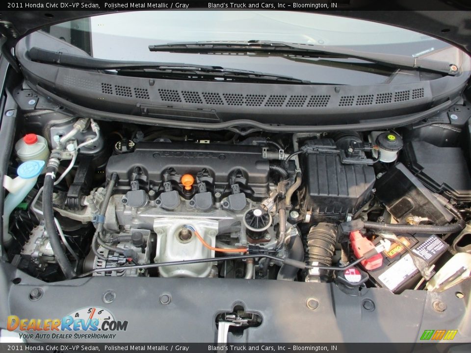 2011 Honda Civic DX-VP Sedan Polished Metal Metallic / Gray Photo #17