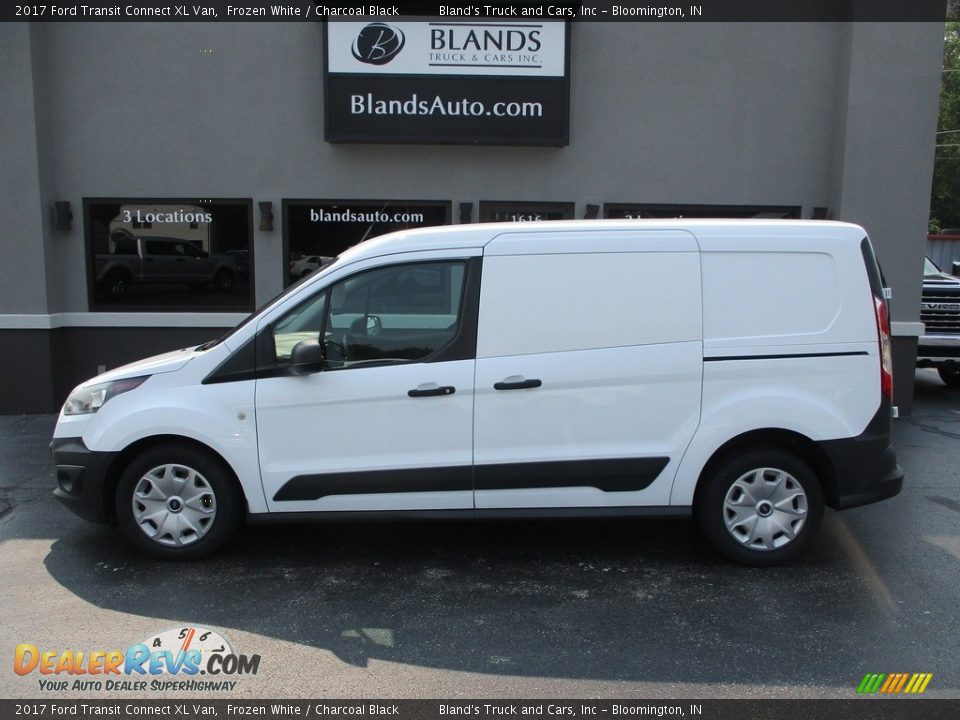 2017 Ford Transit Connect XL Van Frozen White / Charcoal Black Photo #1